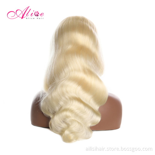 Blonde bob 613 Lace Front Wigs HD Lace Preplucked Transparent Lace Wig 100% Human Hair